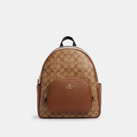 Coach Handbags - Court Backpack In Signature Canvas